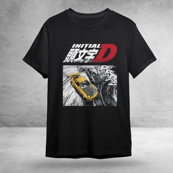 Футболка мужская с принтом аниме Initial D Anime JDM 31-фут Initial D (2XL) фото