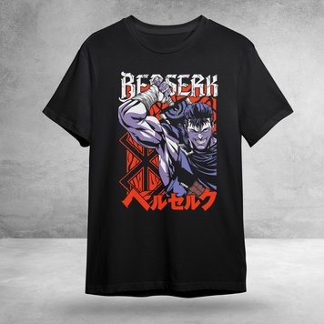 Футболка мужская с принтом аниме Берсерк anime Berserker 31-фут Bers (2XL) фото