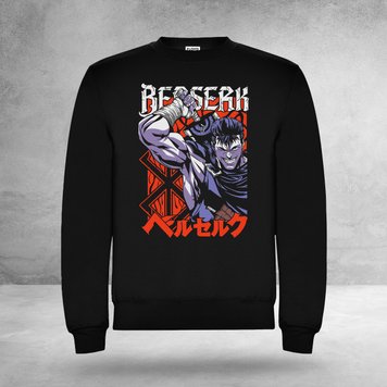 Кофта мужская свитшот с принтом аниме Берсерк anime Berserker 31-рег Bers (2XL) фото