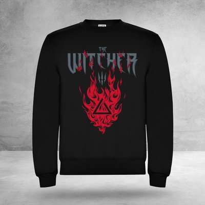 Кофта свитшот мужской с принтом Ведьмак The Witcher 31-рег Witcher (2XL) фото